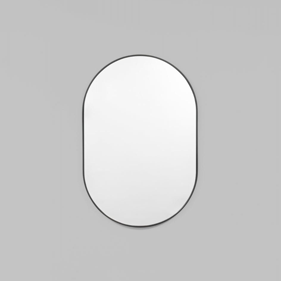 Bjorn Oval Black - Mirror Mirror Australia