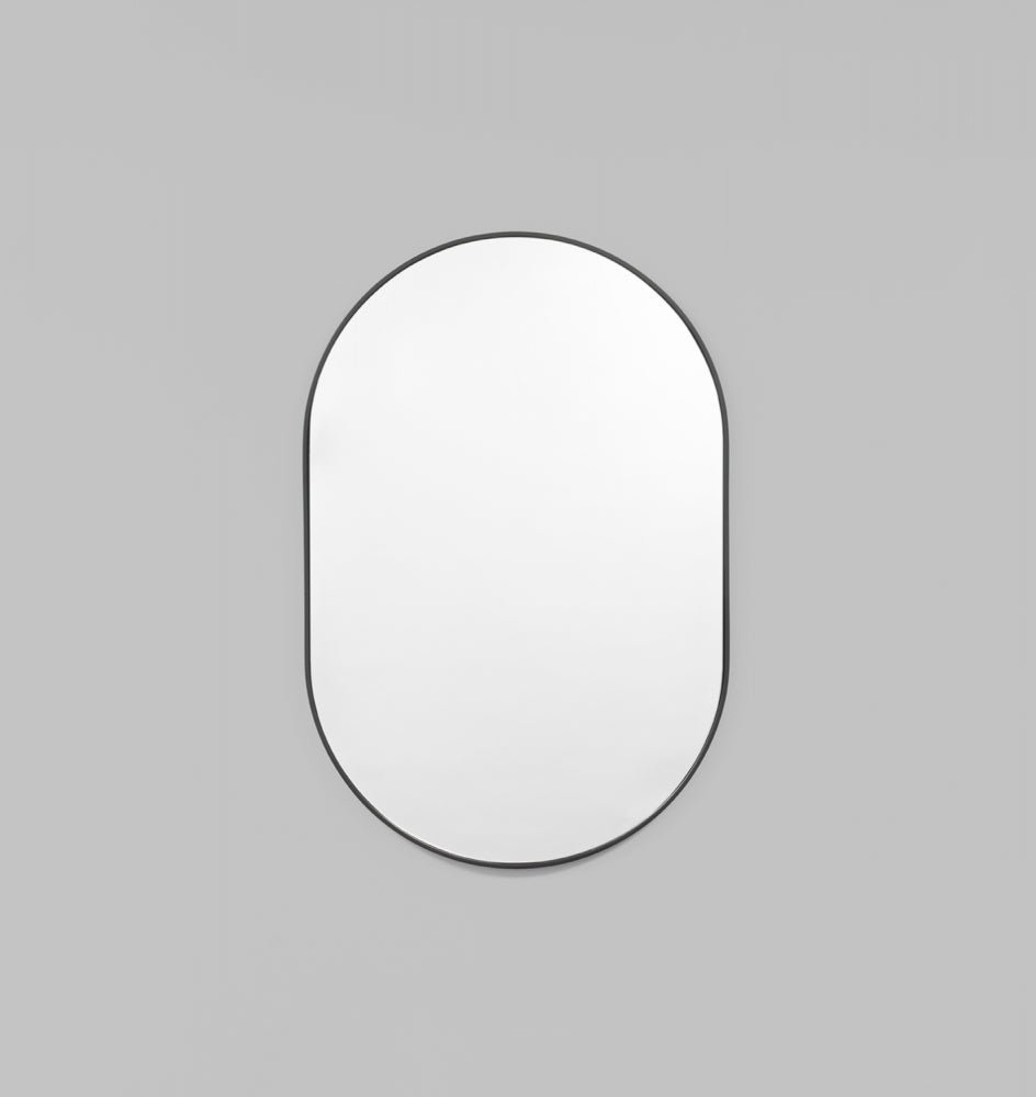 Bjorn Oval Black - Mirror Mirror Australia