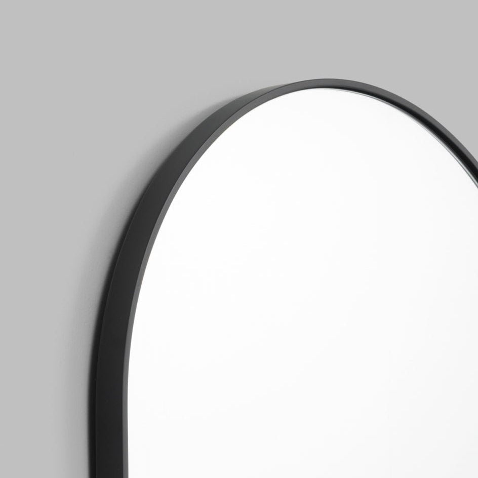Bjorn Oval Black - Mirror Mirror Australia