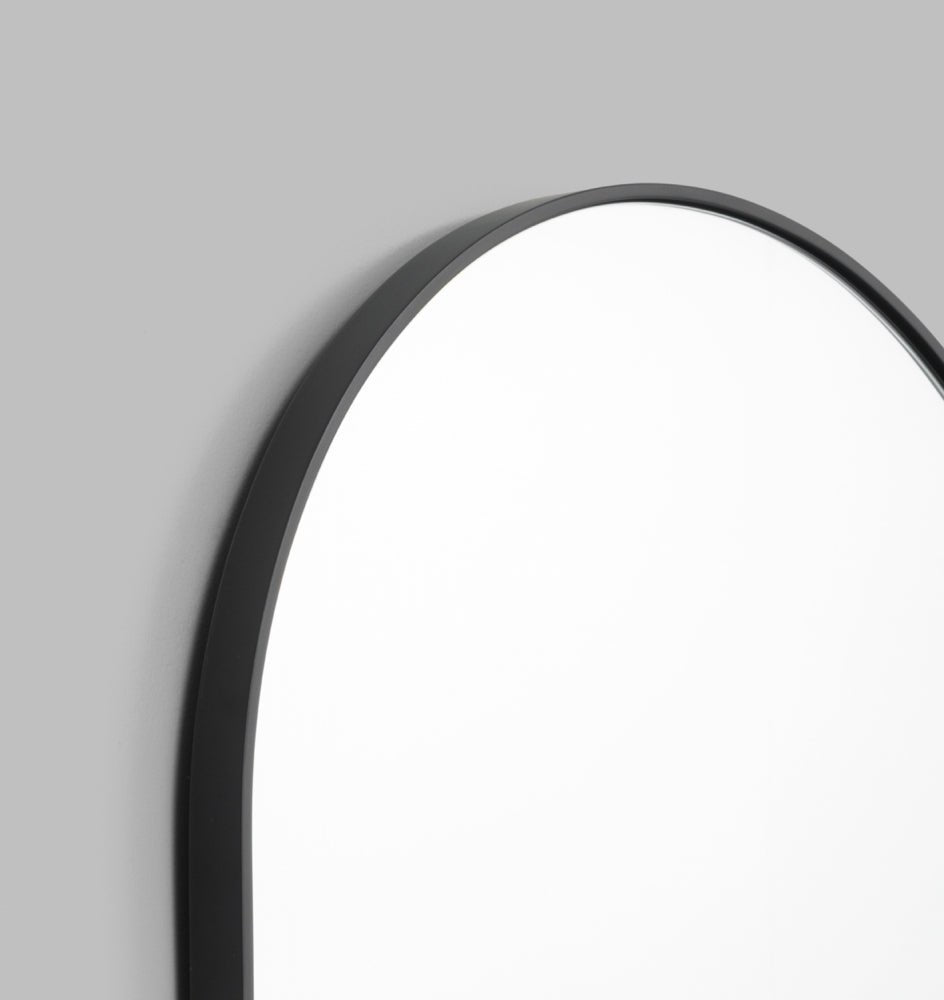 Bjorn Oval Black - Mirror Mirror Australia