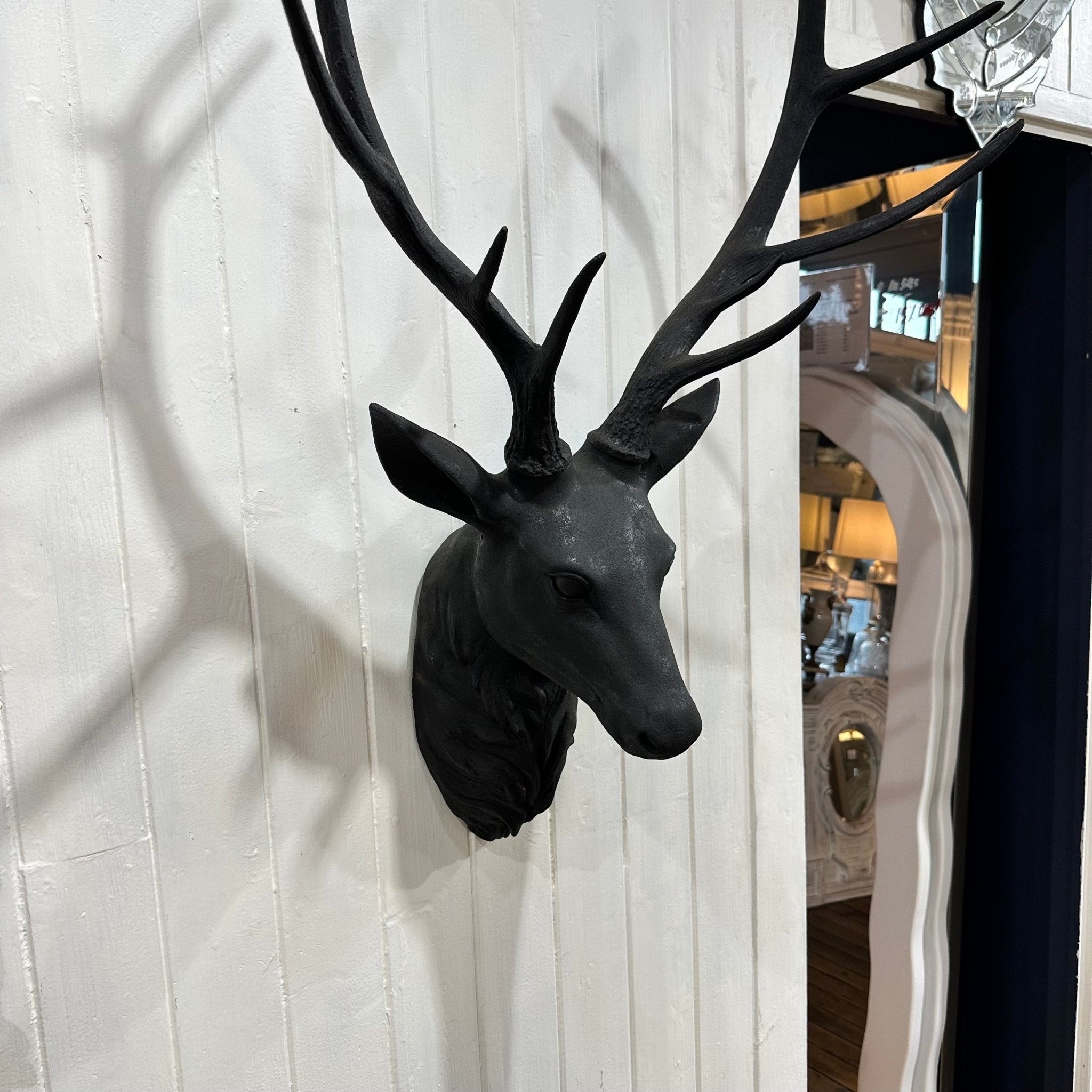 Deer Head in Iron Black - Mirror Mirror Australia
