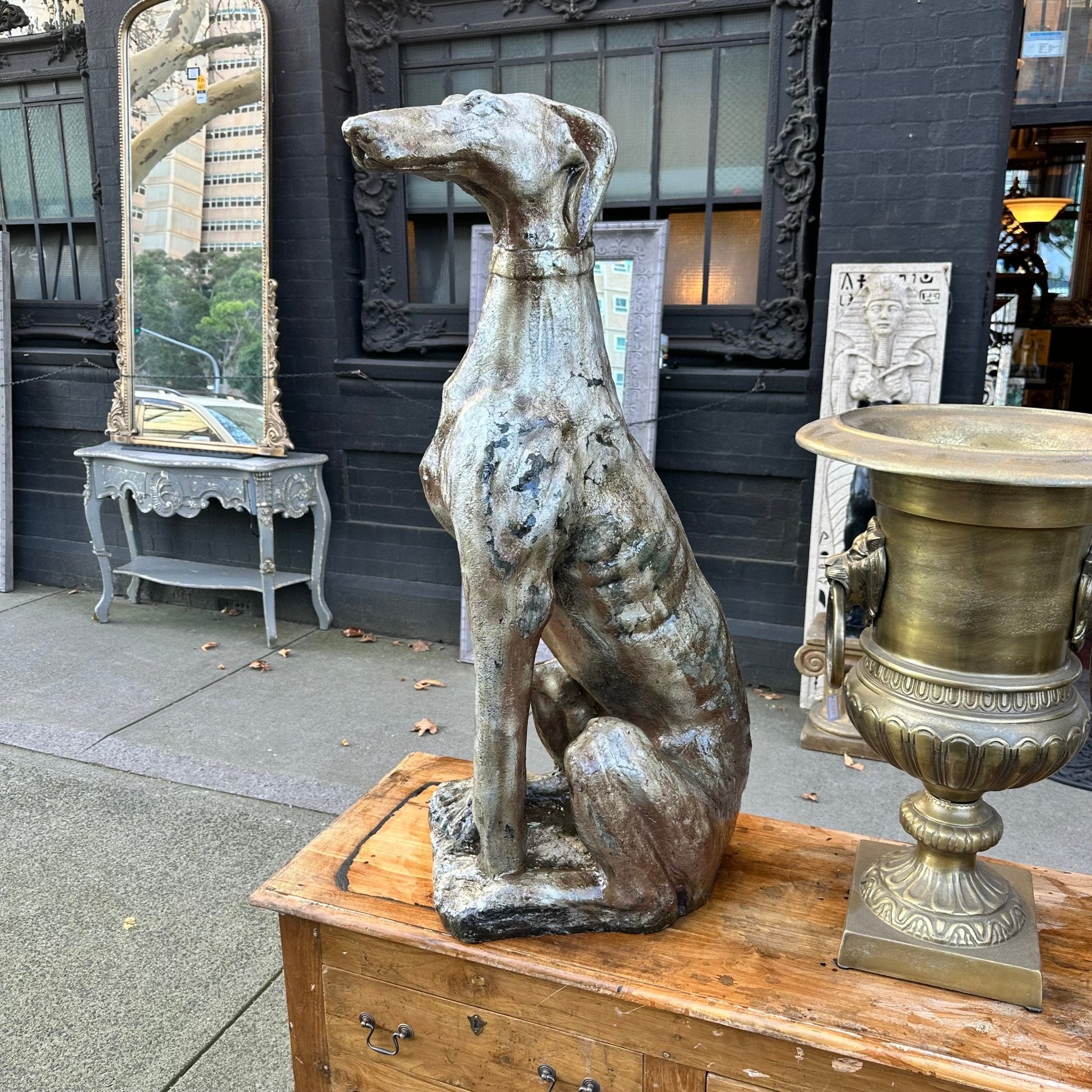 Oversized Deco Dog - Mirror Mirror Australia