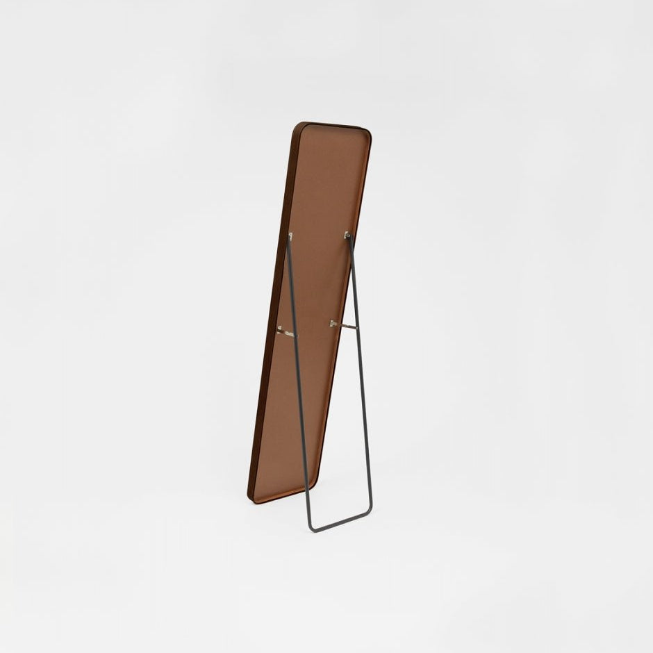 Simplicity Curve Standing Walnut - Mirror Mirror Australia